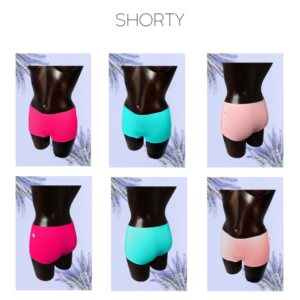 Shorty Goutte 5 couleurs disponibles