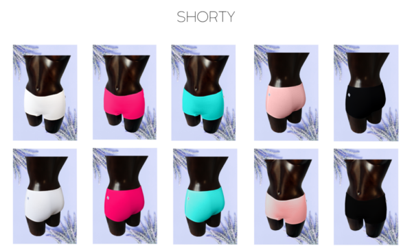 Shorty Goutte 5 couleurs disponibles